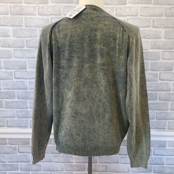 Lyle & Scott Scotland Sweater Jumper Combed Cotton Green Crew Neck L Forestcore - Picture 4 of 10